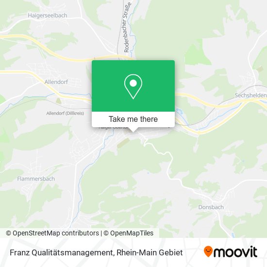 Карта Franz Qualitätsmanagement