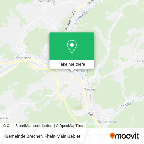 Карта Gemeinde Brechen