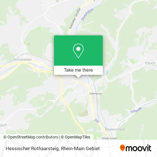 Карта Hessischer Rothaarsteig