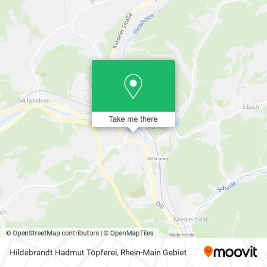 Hildebrandt Hadmut Töpferei map