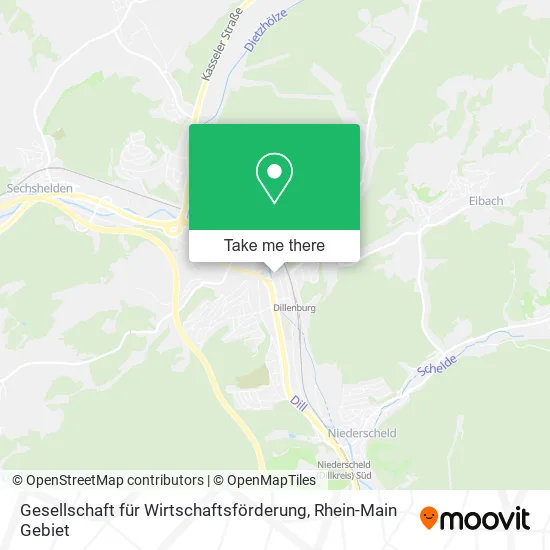 Карта Gesellschaft für Wirtschaftsförderung