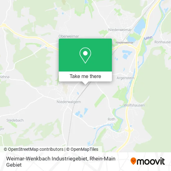 Карта Weimar-Wenkbach Industriegebiet