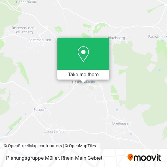 Карта Planungsgruppe Müller