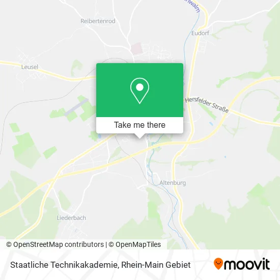 Карта Staatliche Technikakademie