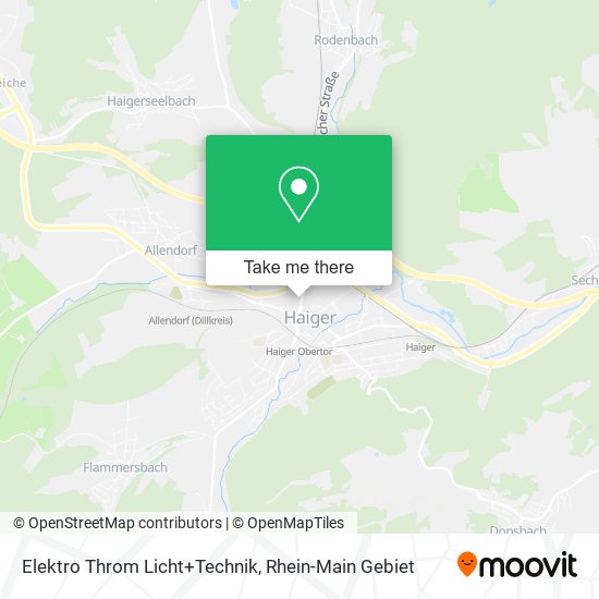 Elektro Throm Licht+Technik map