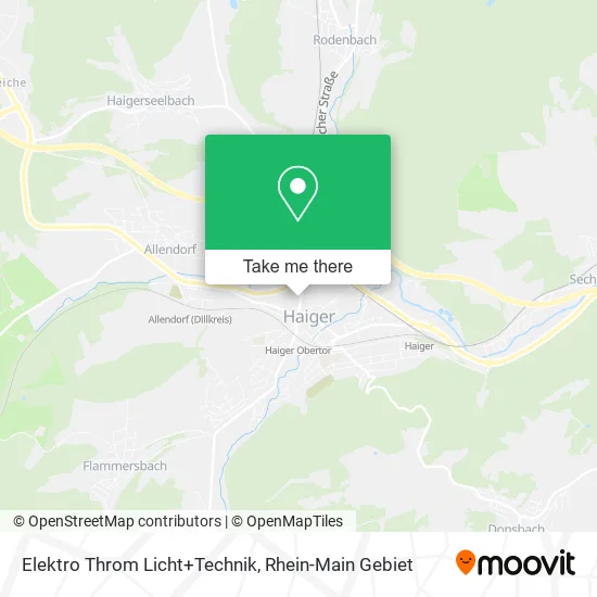 Карта Elektro Throm Licht+Technik