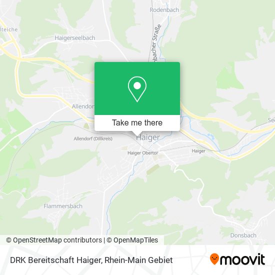 Карта DRK Bereitschaft Haiger