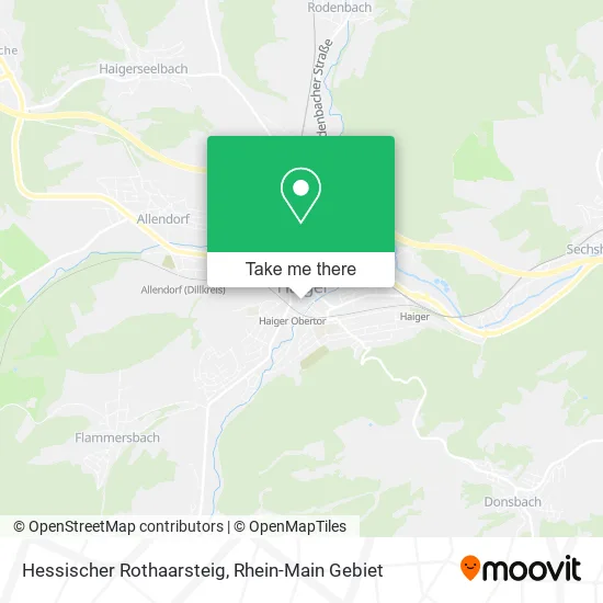 Карта Hessischer Rothaarsteig
