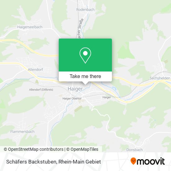 Карта Schäfers Backstuben