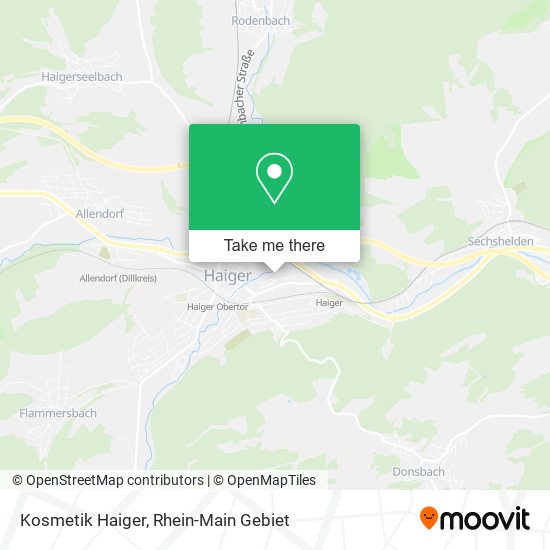 Kosmetik Haiger map