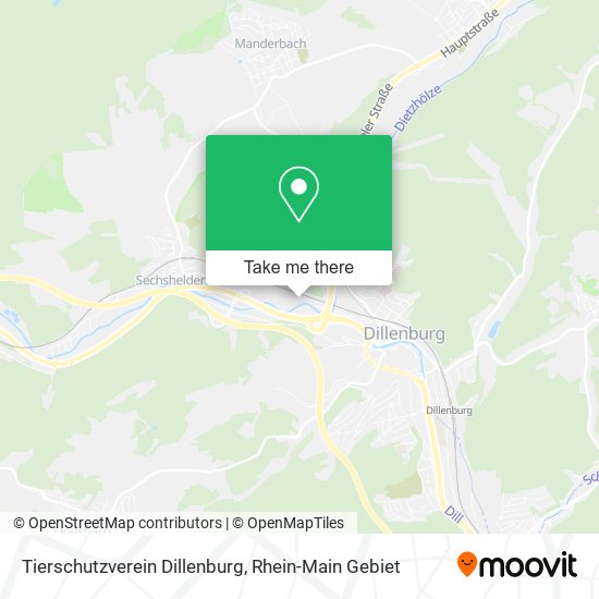 Tierschutzverein Dillenburg map