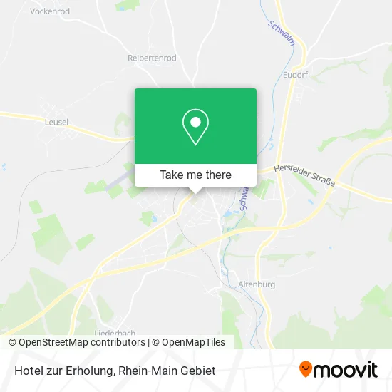 Карта Hotel zur Erholung