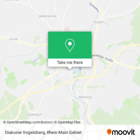 Карта Diakonie Vogelsberg