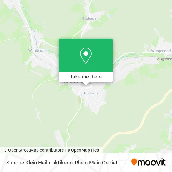 Карта Simone Klein Heilpraktikerin