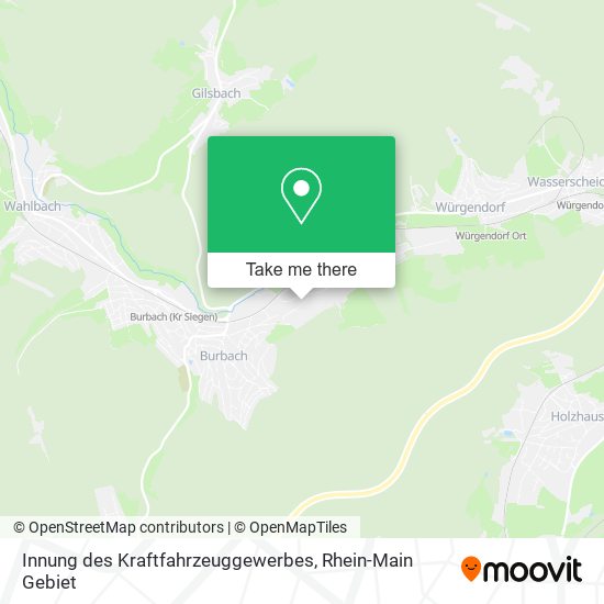 Innung des Kraftfahrzeuggewerbes map