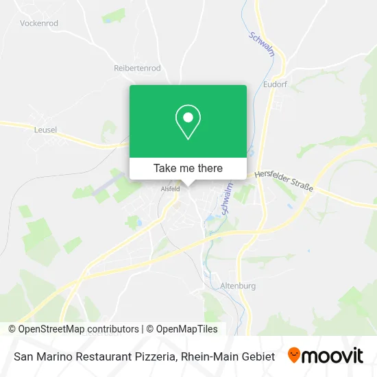 Ristorante Pizzeria San Marino map