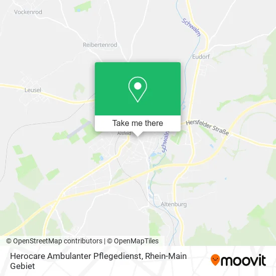 Карта Herocare Ambulanter Pflegedienst