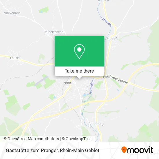 Карта Gaststätte zum Pranger