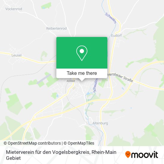 Mieterverein für den Vogelsbergkreis map
