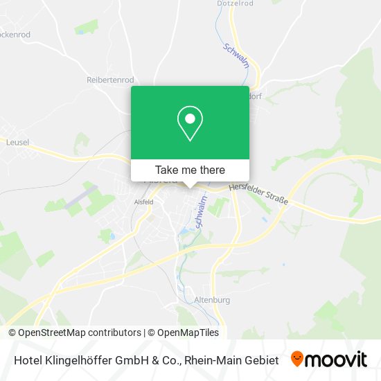 Hotel Klingelhöffer GmbH & Co. map