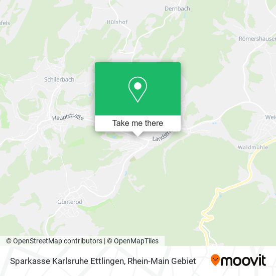 Sparkasse Karlsruhe Ettlingen map