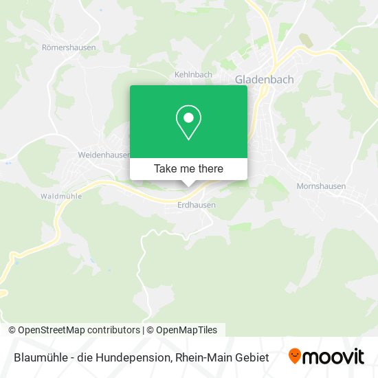 Blaumühle - die Hundepension map