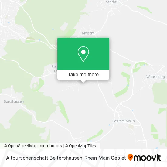 Карта Altburschenschaft Beltershausen