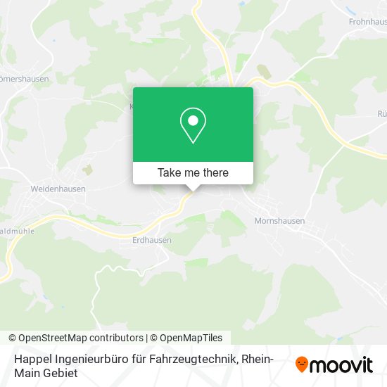 Happel Ingenieurbüro für Fahrzeugtechnik map