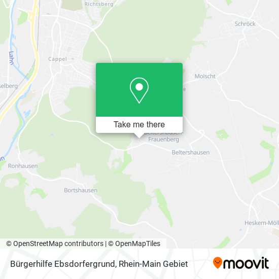 Bürgerhilfe Ebsdorfergrund map