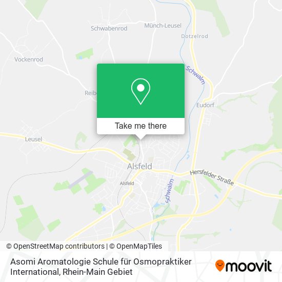 Asomi Aromatologie Schule für Osmopraktiker International map