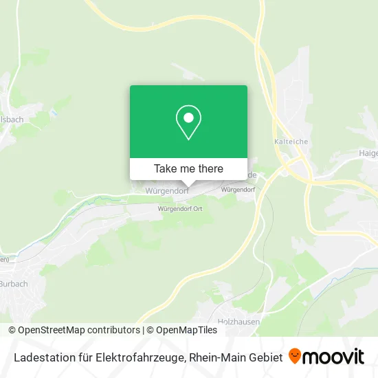 Карта Ladestation für Elektrofahrzeuge