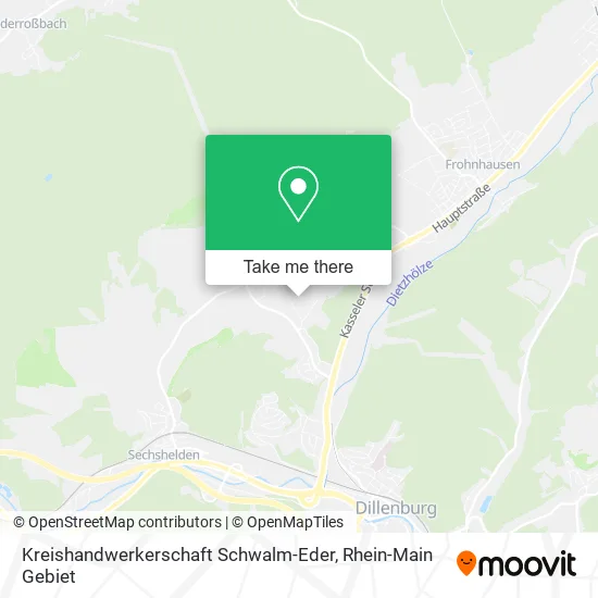 Карта Kreishandwerkerschaft Schwalm-Eder