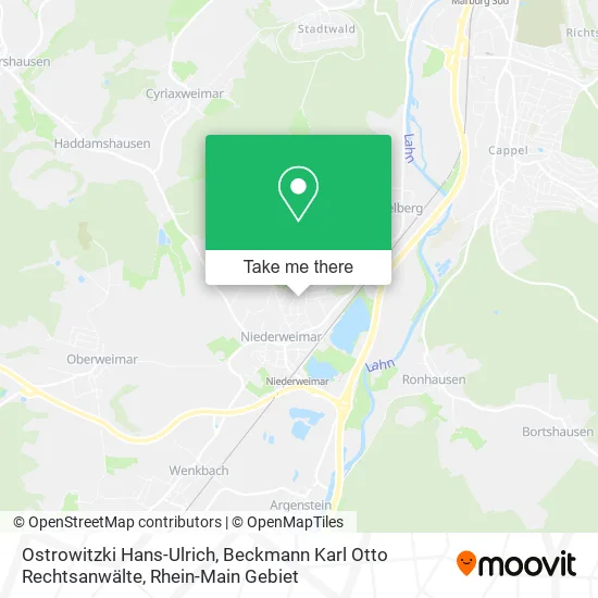 Карта Ostrowitzki Hans-Ulrich, Beckmann Karl Otto Rechtsanwälte