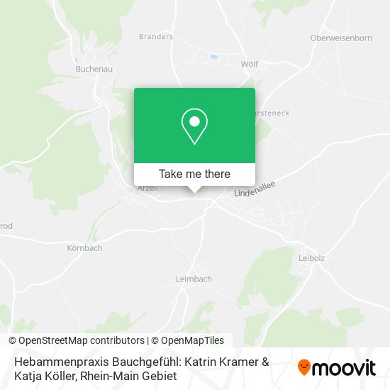 Hebammenpraxis Bauchgefühl: Katrin Kramer & Katja Köller map