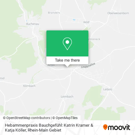 Карта Hebammenpraxis Bauchgefühl: Katrin Kramer & Katja Köller