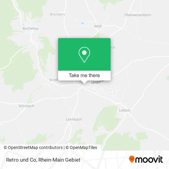 Карта Retro und Co