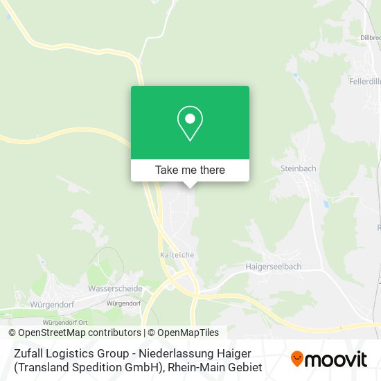 Карта Zufall Logistics Group - Niederlassung Haiger (Transland Spedition GmbH)