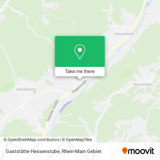 Gaststätte Hessenstube map
