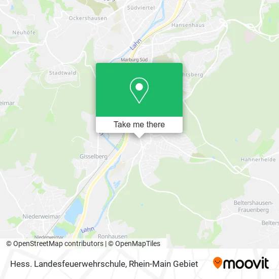 Карта Hess. Landesfeuerwehrschule