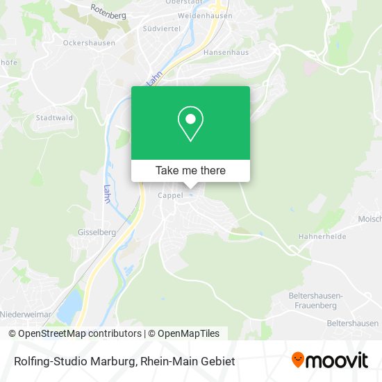 Rolfing-Studio Marburg map