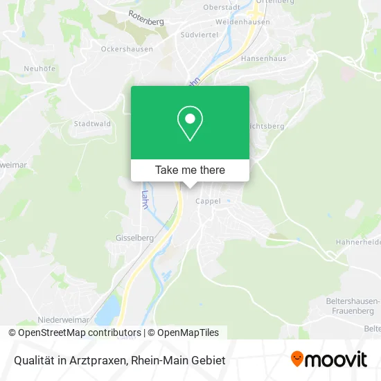 Карта Qualität in Arztpraxen