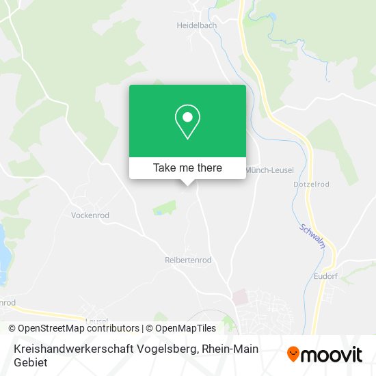 Kreishandwerkerschaft Vogelsberg map