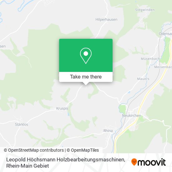 Leopold Höchsmann Holzbearbeitungsmaschinen map
