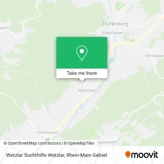 Карта Wetzlar Suchthilfe Wetzlar