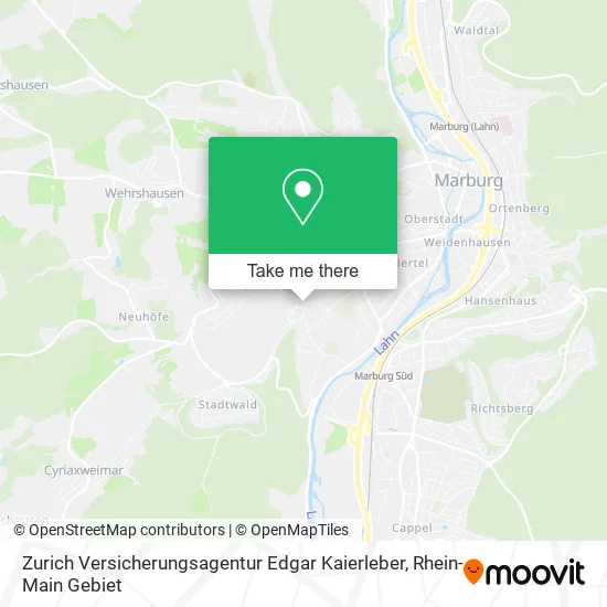 Карта Zurich Versicherungsagentur Edgar Kaierleber