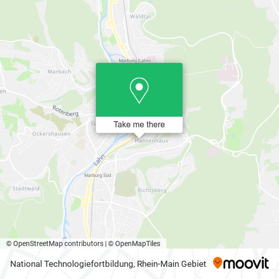 National Technologiefortbildung map