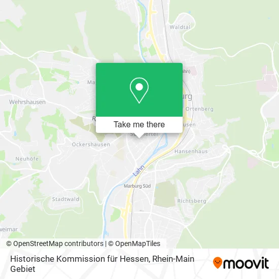 Карта Historische Kommission für Hessen