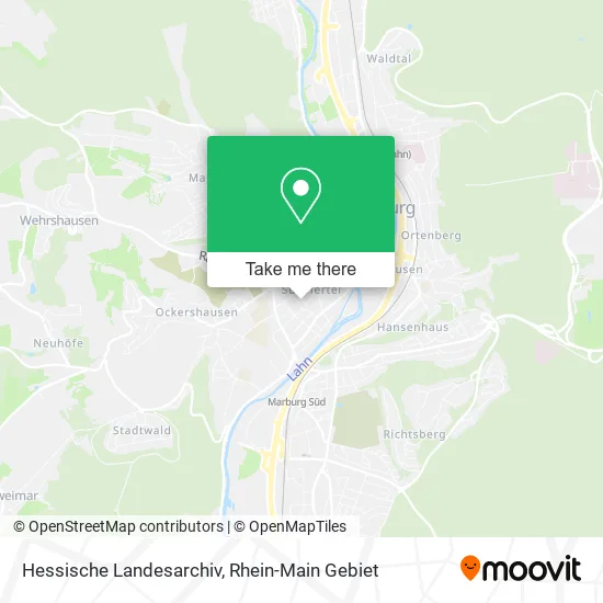 Карта Hessische Landesarchiv