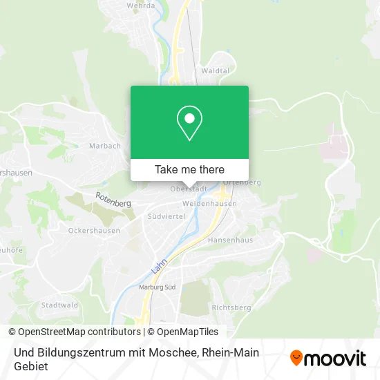 Карта Und Bildungszentrum mit Moschee