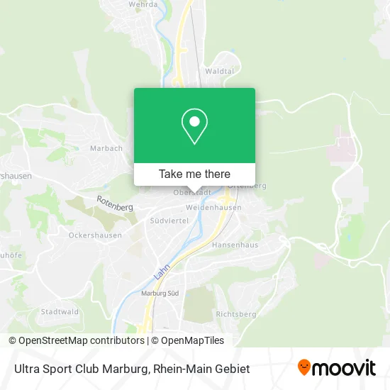 Карта Ultra Sport Club Marburg